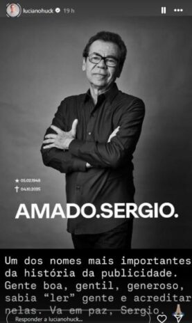 Post do Luciano Huck 