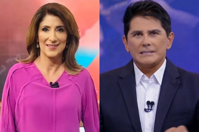 Simone Queiroz e César Filho Simone Queiroz e César Filho - Foto: SBT