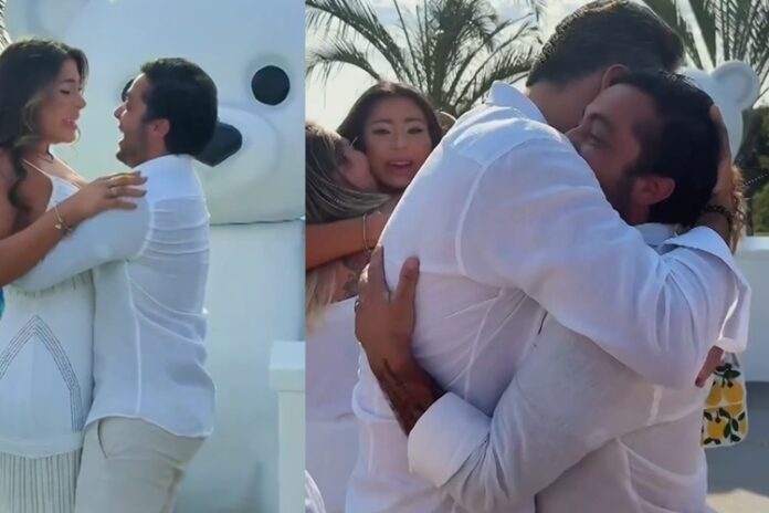 Thammy se emociona ao descobrir sexo de bebê (Foto: Reprodução)