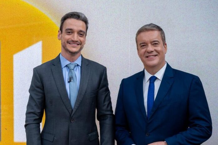 Tiago Scheuer e Roberto Kovalick - Foto:: Globo/ Bob Paulino Tiago Scheuer e Roberto Kovalick - Foto:: Globo/ Bob Paulino