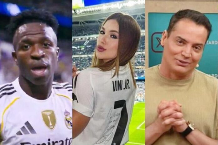 Vini Jr., Virginia Fonseca e Leo Dias - Foto: Instagram/ESPN/Band