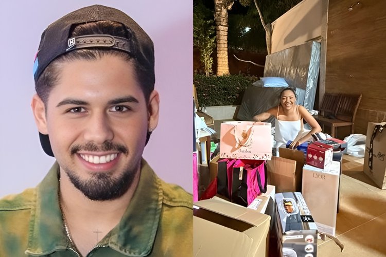 Zé Felipe emociona ao presentear babá de seus filhos