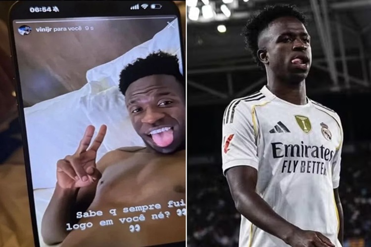 Conversas de Vini Jr e Bia (Foto: Reprodução)