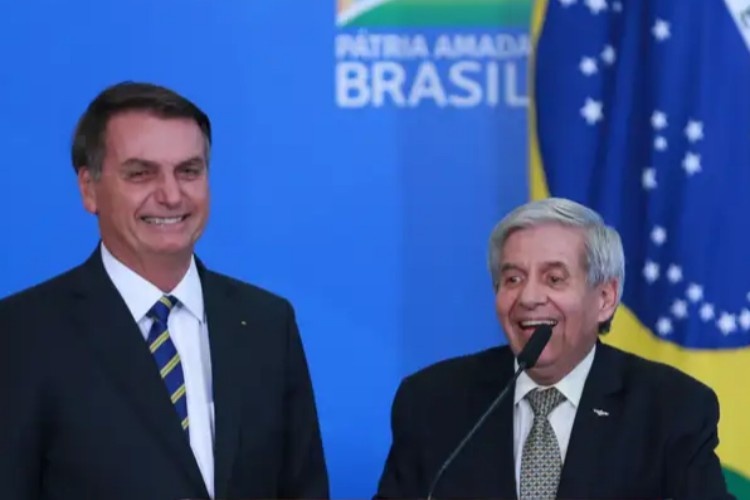 Jair Bolsonaro e Augusto Heleno Jair Bolsonaro e Augusto Heleno