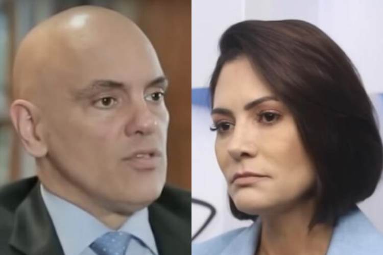 Moraes toma decisão sobre visita de Michelle a Bolsonaro na PF