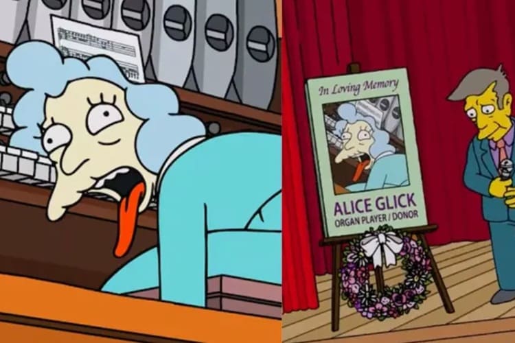 Velório de Alice Glick (Foto: Reprodução)