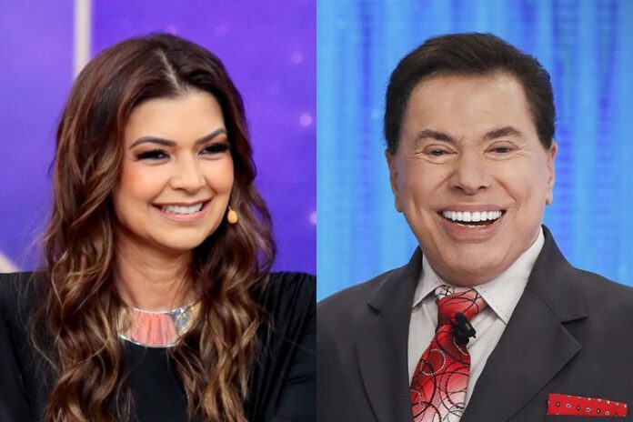 Amanda Françozo e Silvio Santos - Foto: SBT