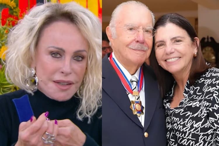 Ana Maria Braga, José Sarney e Roseana Sarney Ana Maria Braga, José Sarney e Roseana Sarney (Foto: Reprodução)