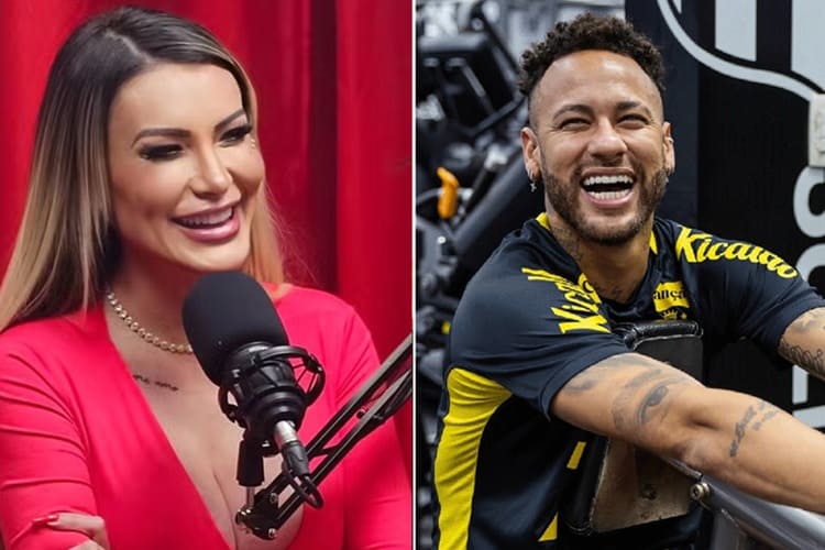 Andressa Urach e Neymar Andressa Urach e Neymar (Foto: Reprodução)
