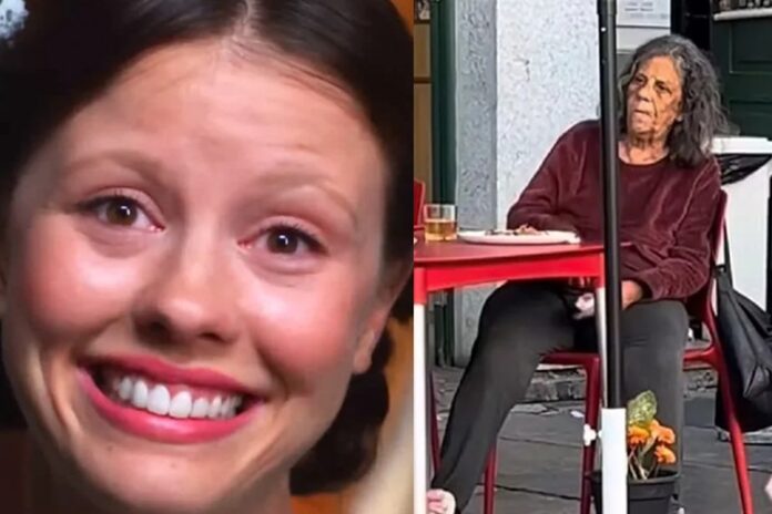 Maria Gladys, avó de Mia Goth, foi vista em bar (Foto: Reprodução)