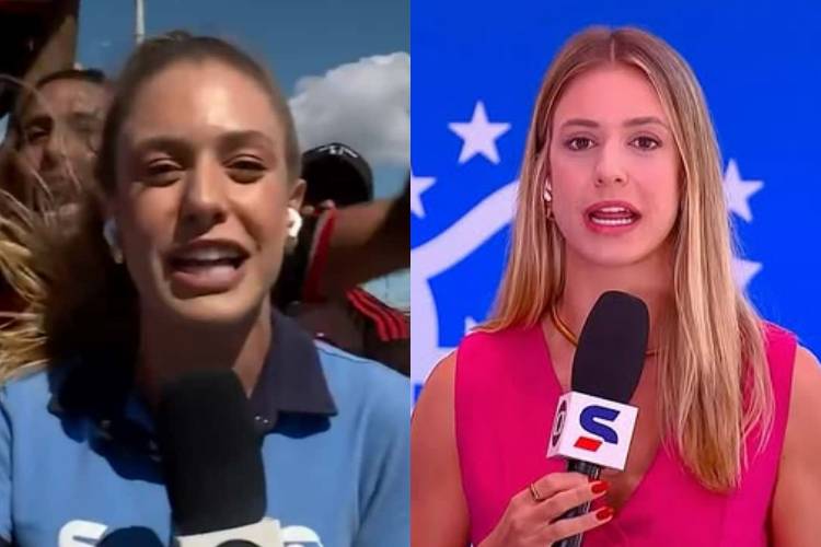 Agredida ao vivo por torcedores, repórter da Globo diz o que aconteceu após câmera ser desligada