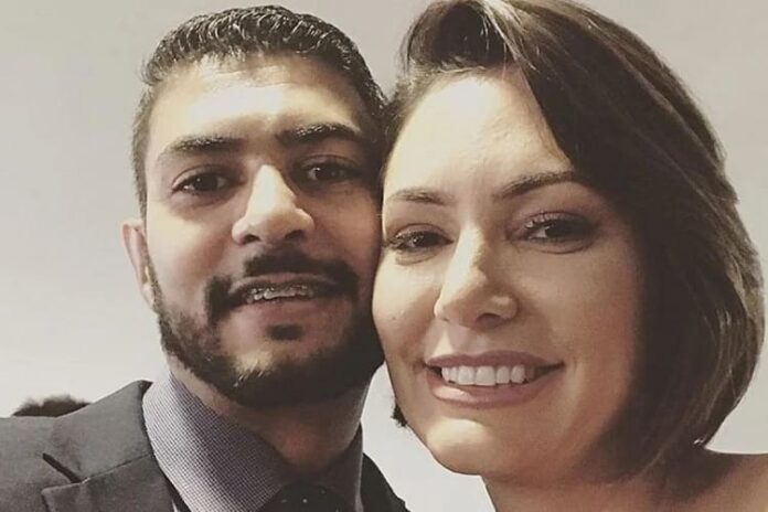 Diego Torres e Michelle Bolsonaro