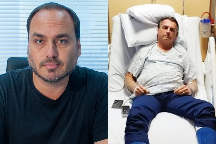 Carlos e Jair Bolsonaro