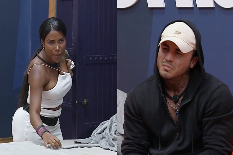 Carol Lekker e Wallas Arrais em A Fazenda 17 (Foto: RecordPlus)