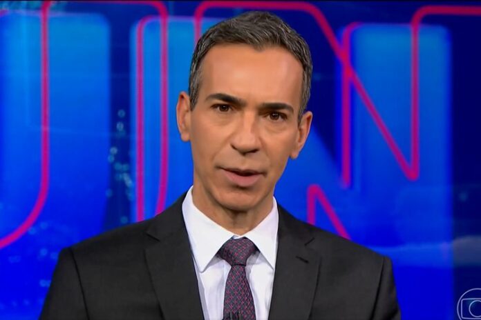 César Tralli - Foto: TV Globo/Jornal Nacional