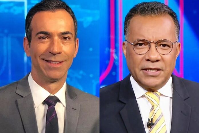 César Tralli e Heraldo Pereira César Tralli e Heraldo Pereira