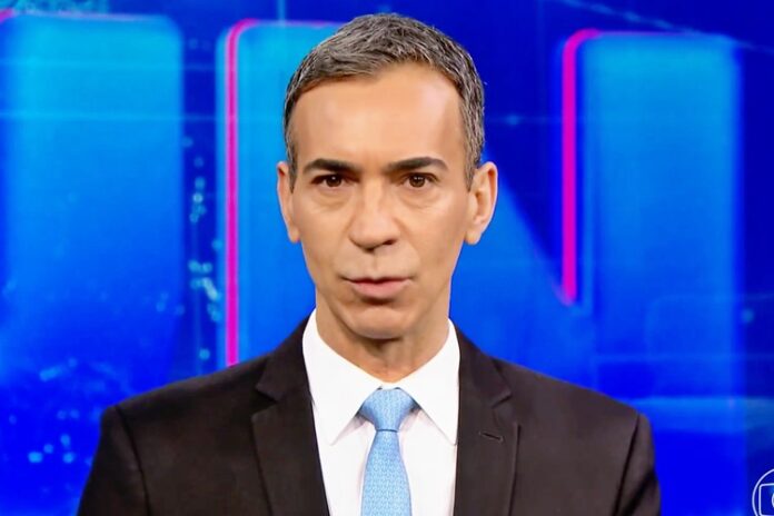 César Tralli no Jornal Nacional - Foto: TV Globo