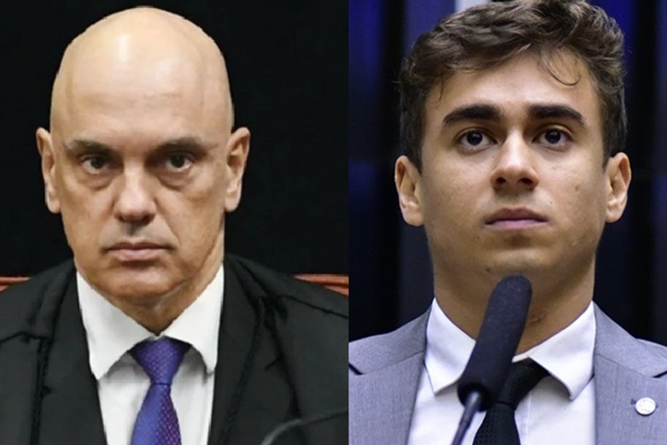 Alexandre de Moraes e Nikolas Ferreira Alexandre de Moraes e Nikolas Ferreira (Foto: Reprodução)