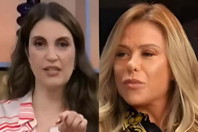 Chris Flores e Poliana Rocha Chris Flores e Poliana Rocha (Reprodução: Band TV/Youtube)