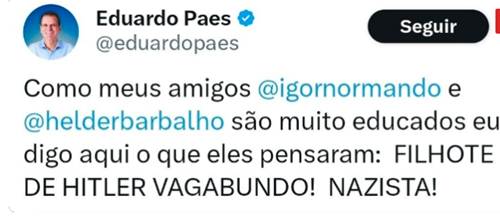 Eduardo Paes print x