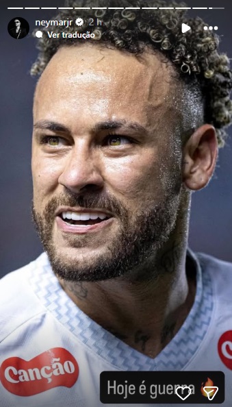 Neymar Jr e Santos tem jogo decisivo contra o Mirassol (Foto: Instagram)