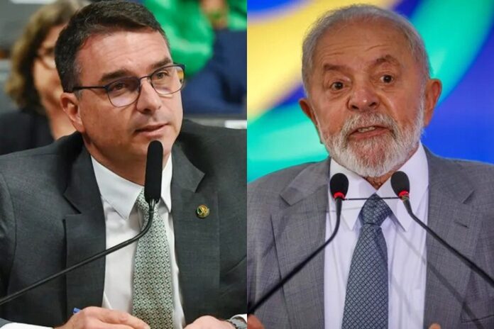 Flávio Bolsonaro e Lula - Foto: Senado/Gov