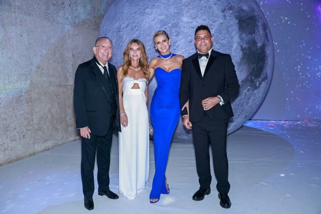 Galv&atilde;o Bueno com a esposa - Celina e Ronaldo