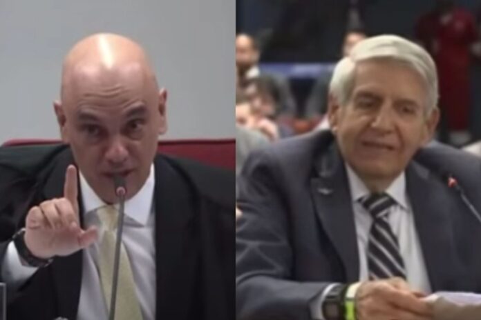 Moraes e General Heleno (Foto: Reprodução)