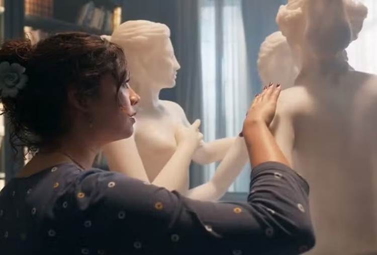 gerluce e estátuas - Globo