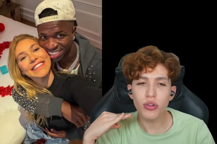 Ismeiow detona Virginia Fonseca e Vini Jr. Ismeiow detona Virginia Fonseca e Vini Jr. (Foto: Reprodução)