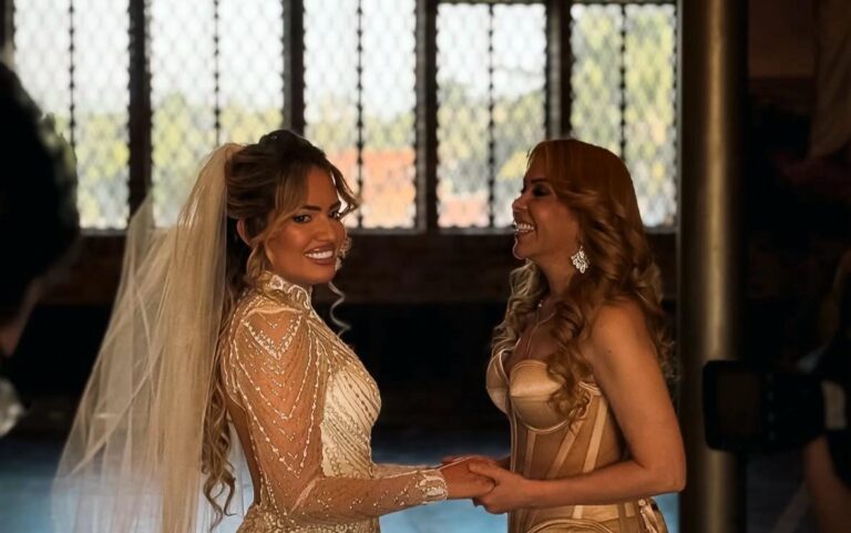 Look de Joelma no casamento da filha com seu empresário vira assunto