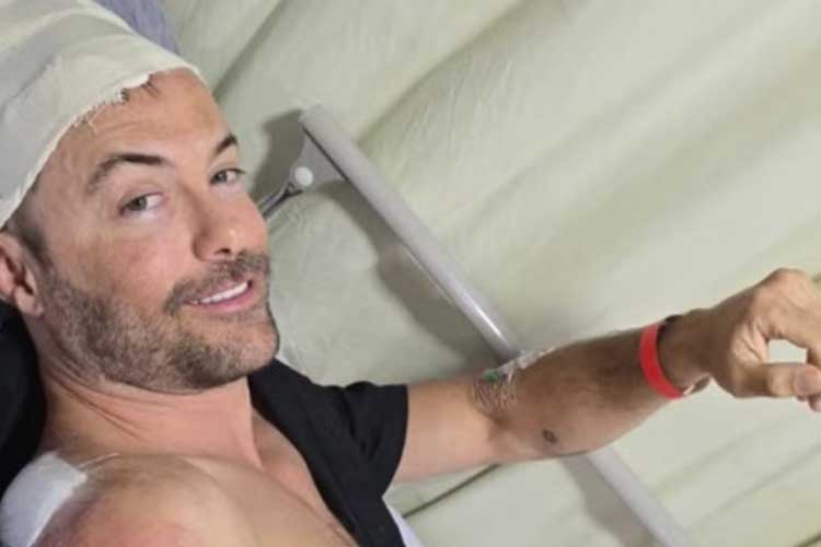 Kayky Brito leva pontos na cabeça e faz alerta após novo acidente