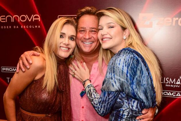 Leonardo com Andrea e Lyandra