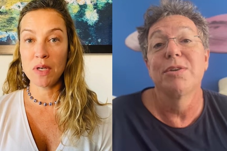 Luana Piovani e Boninho Luana Piovani e Boninho (Foto: Reprodução)