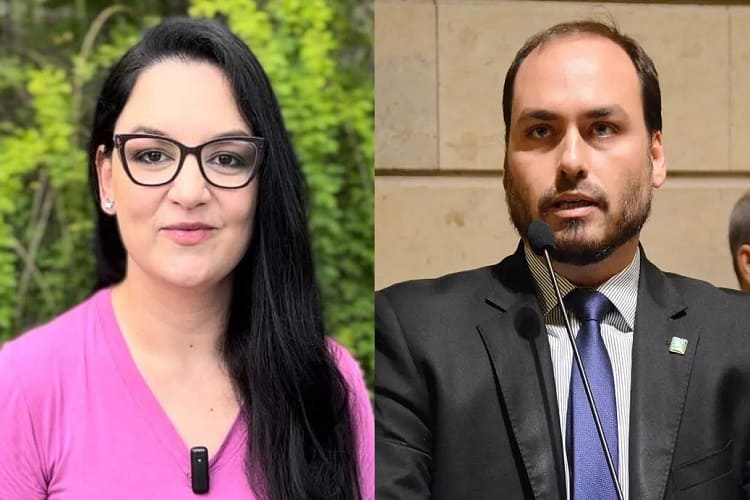 Balde de água fria! Vereadora descarta Carlos Bolsonaro no Senado por MT