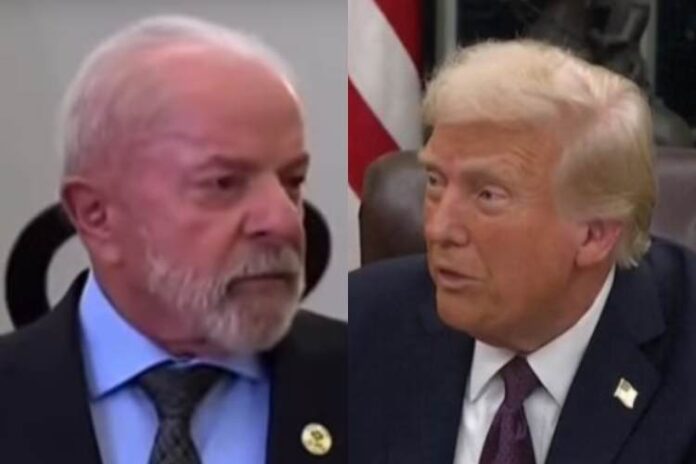 Lula e Donald Trump Lula e Donald Trump