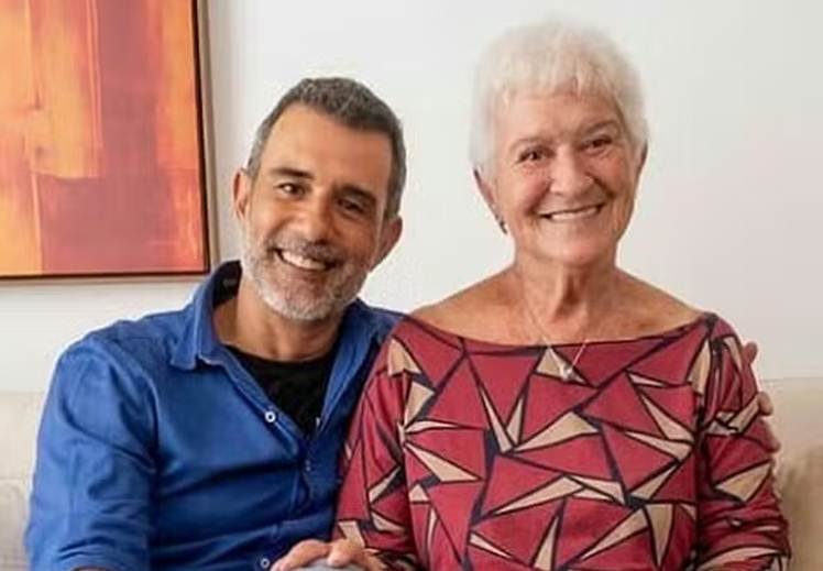 Marcos Pasquim e a mãe 2 - Instagram