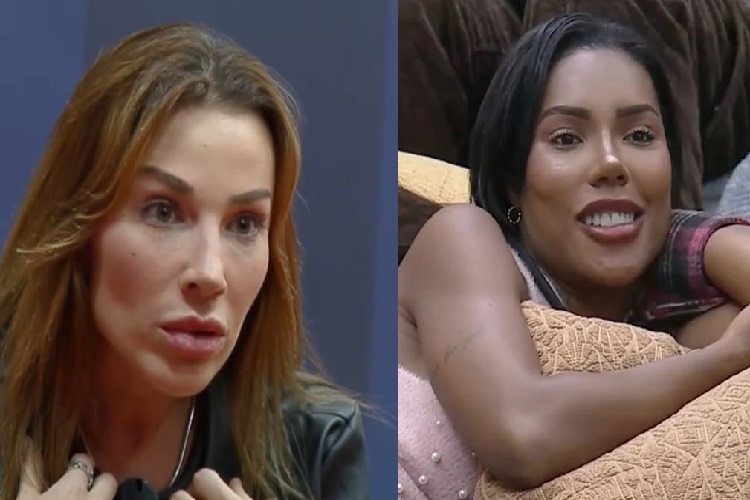 Maria e Carol (Foto: Reprodução A Fazenda 17)