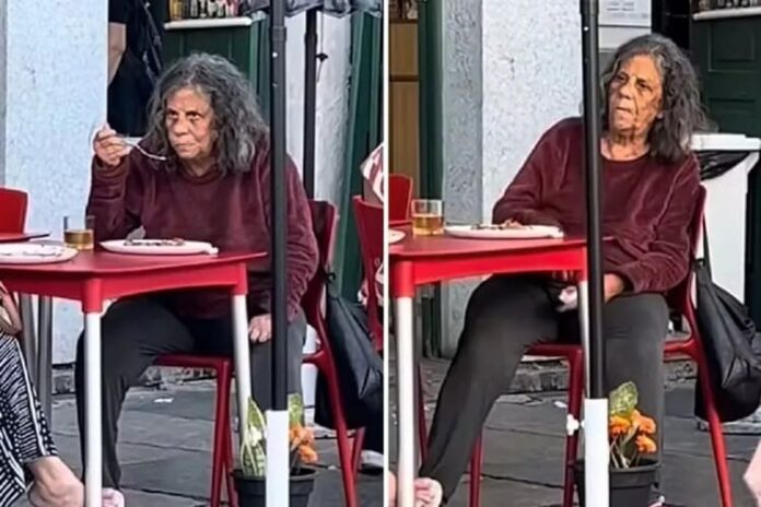 Flagra de Maria Gladys neste domingo (1) (Foto: Reprodução)