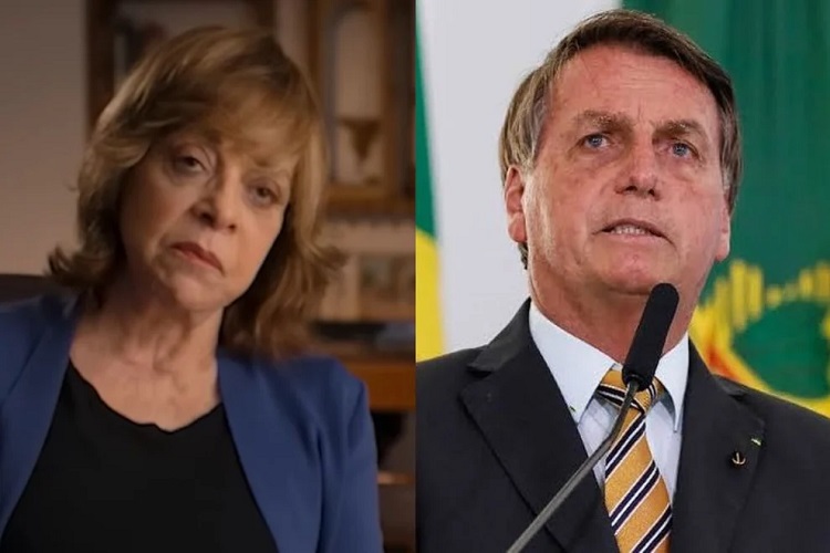 Gloria Perez e Jair Bolsonaro (Foto: HBO Max | Instagram)