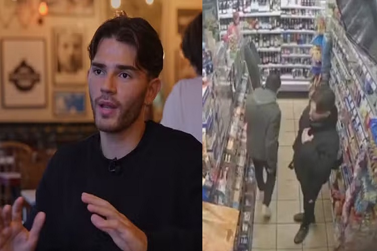 Oliver reencontrou seu pai em mercado após 20 anos (Foto: Reprodução/TV Globo/Fantástico)