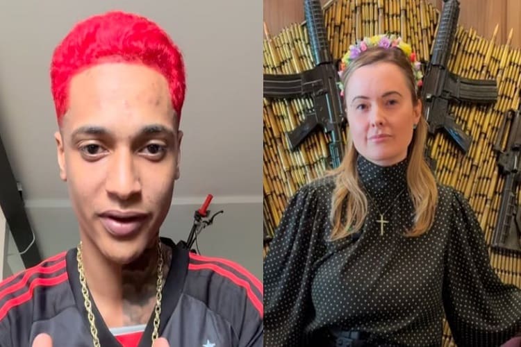 Oruam e Júlia Zanatta (Foto: Reprodução das Redes Sociais) 