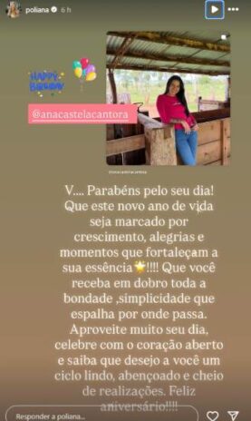 Post da Poliana Rocha