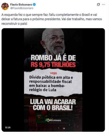 post de Flávio post de Flávio - Twitter