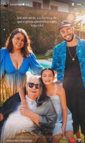 Post de Francisco Gil (Reprodução: Instagram)