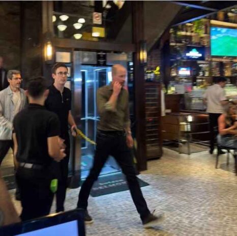 Principe William deixando o Belmonte - Reprodução: Redes Sociais