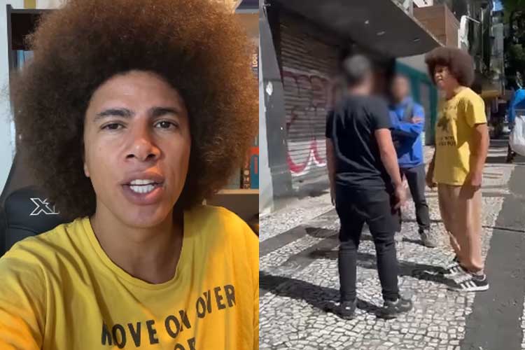 Deputado do PT gravado em briga de rua se pronuncia: ‘Quebrou meu nariz’