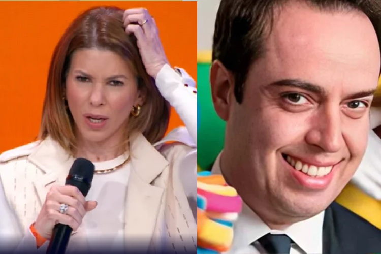 Rinaldi Faria e Daniela Beyruti do SBT (Foto: Reprodução)