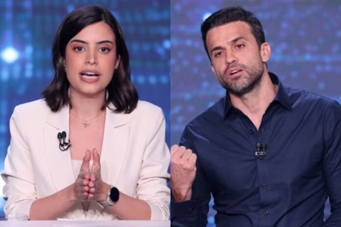 Tabata Amaral e Pablo Marçal Tabata Amaral e Pablo Marçal - Foto: Band