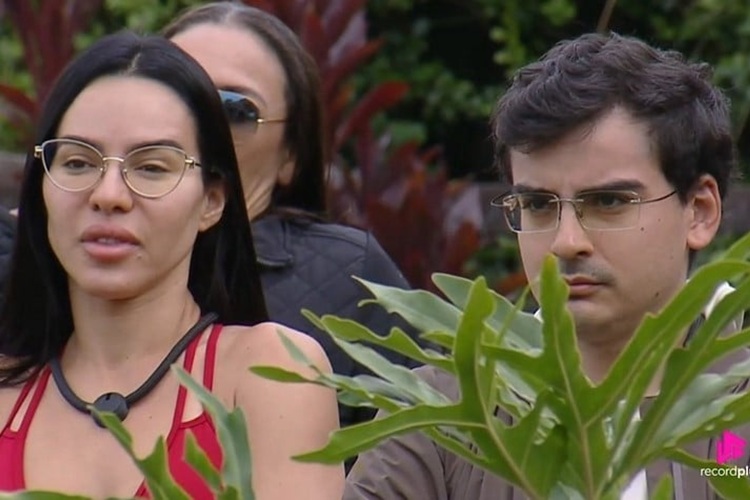 Tàmires e Dudu em A Fazenda Tàmires e Dudu em A Fazenda (Foto: Reprodução)